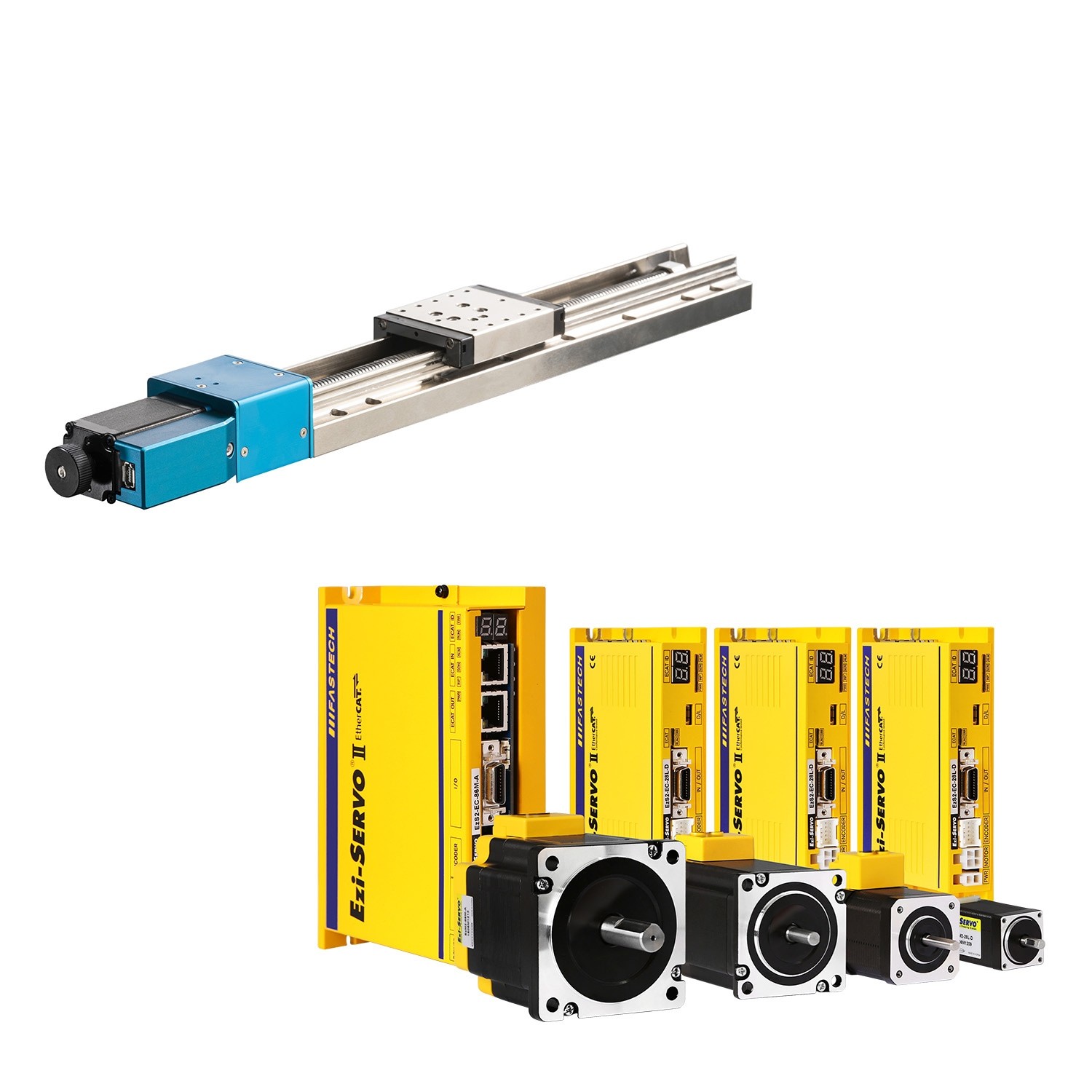 Platines linéaires motorisées Série BN / Contrôleur externe EtherCAT